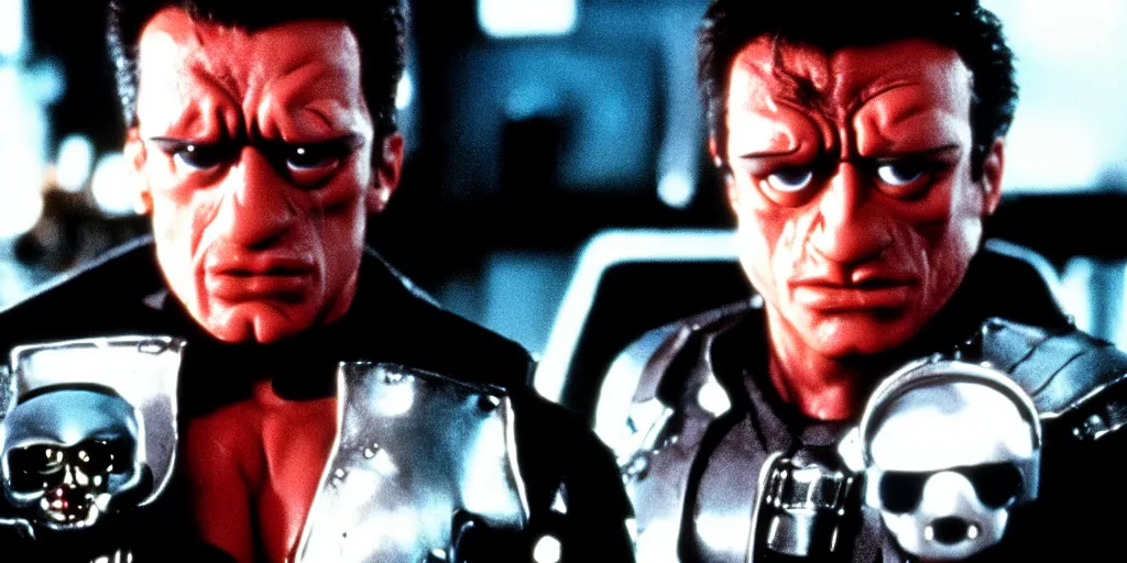 Image similar to t - 6 0 0 as a muppet, the terminator, film still, high quality, hd, 4 k