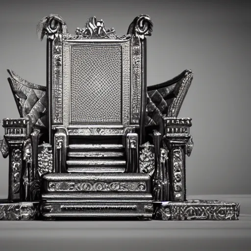 Prompt: a throne made of stacks of dollar, octane render, highly detailed, unreal engine 5, 4 k