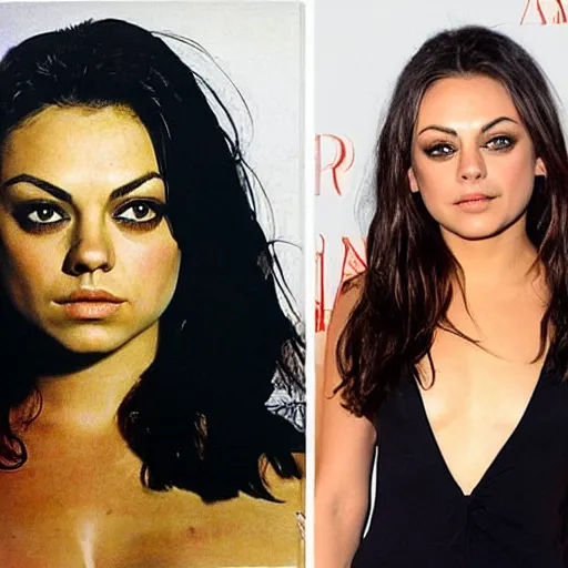 Image similar to Mila Kunis, Frank Frazetta