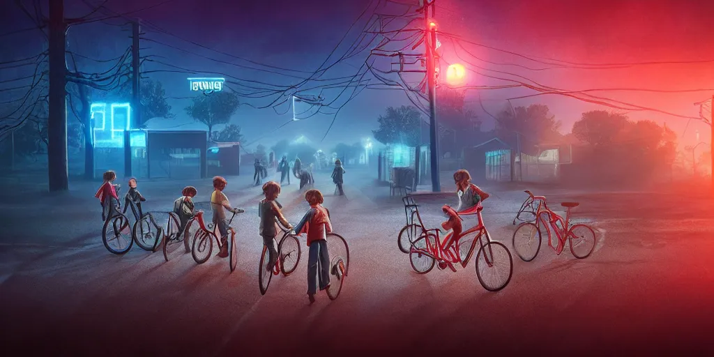 Prompt: you,, stranger things, cinematic, photorealistic, artstation, highly detailed, volumetric lighting