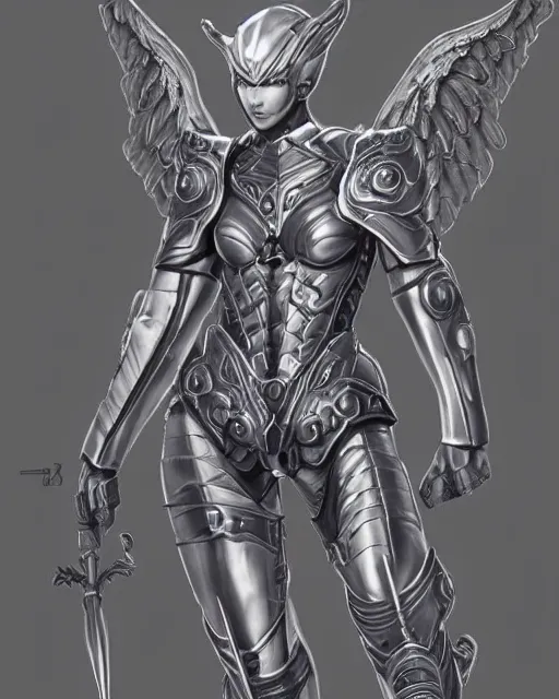 Prompt: completely frontal and centre blueprint schematics design of an empty armour of an angel warrior, focus on the pants and boots with graved runes, close-up on legs, highly detailed, digital painting, artstation, concept art, smooth, sharp focus, illustration, art by Artgerm and Hajime Sorayama