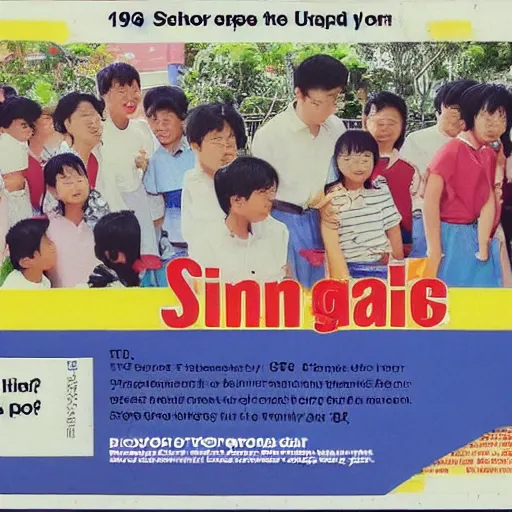 Image similar to a 1 9 9 0 s singapore public education poster