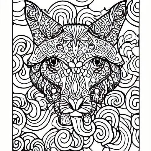 Image similar to Matlock coloring book page, black and white