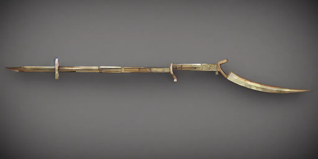 Image similar to art deco medieval weapon