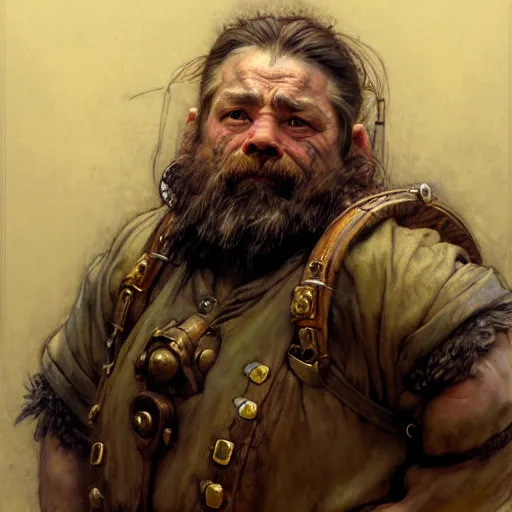 Image similar to highly detailed portrait of a dwarf peasant in the form of a tough male.. art by donato giancola, eugene delacroix, ruan jia, carl larsson, peter mohrbacher. trending on artstation, intricate details, energetic composition, golden ratio, concept art, illustration, elegant art, global illuminaition