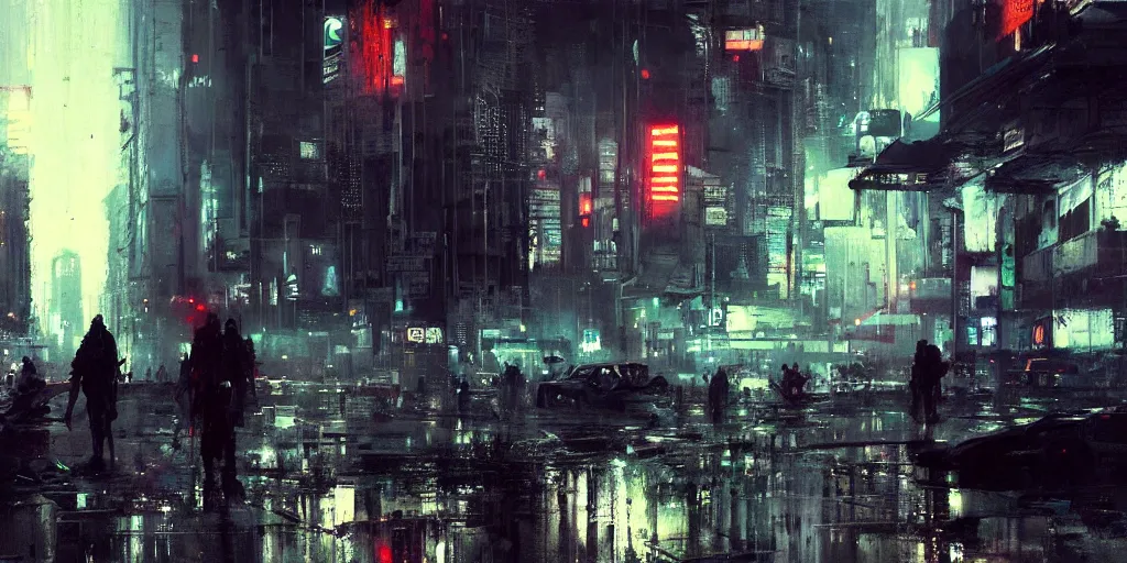 Image similar to cyberpunk jeremy mann