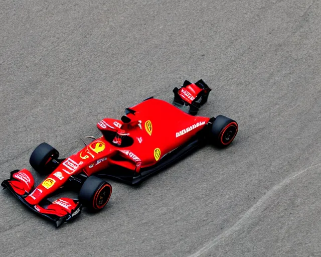 Image similar to live action photo of the 2 0 2 1 f 1 scuderia ferrari, 8 k, sports photography