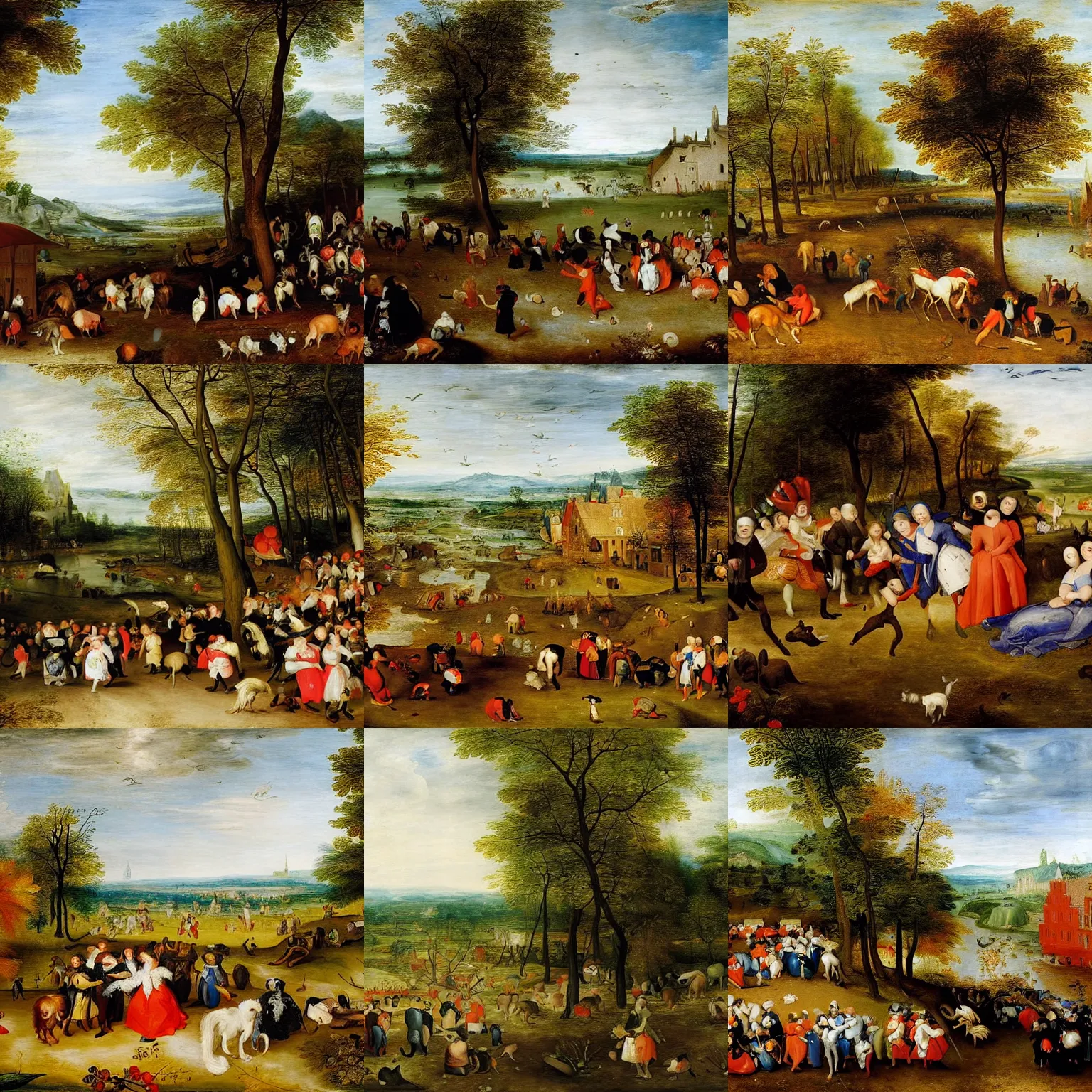 Prompt: an artwork by jan brueghel