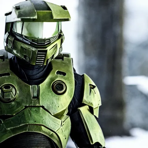 Prompt: master chief in game of thrones