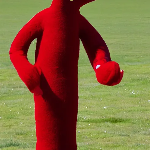 Prompt: Red Gumby