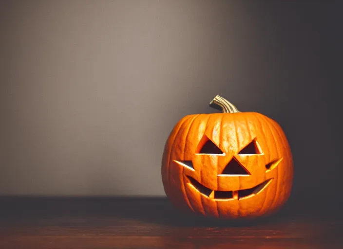 Image similar to photo still of a pumpkin with a human mouth, 8 k, studio lighting bright ambient lighting key light, 8 5 mm f 1. 8