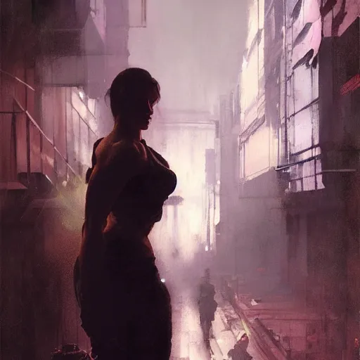 Image similar to anna paquin, hyperrealistic full figure, bladerunner street alley, art of elysium by frank frazetta and by jeremy mann and by alphonse mucha, fantasy art, photo realistic, dynamic lighting, artstation, full figure poster, volumetric lighting, very detailed face, 4 k, award winning