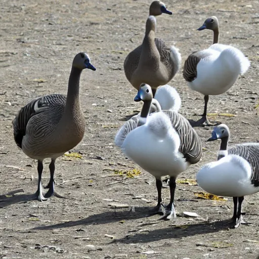 Prompt: level five goose warning