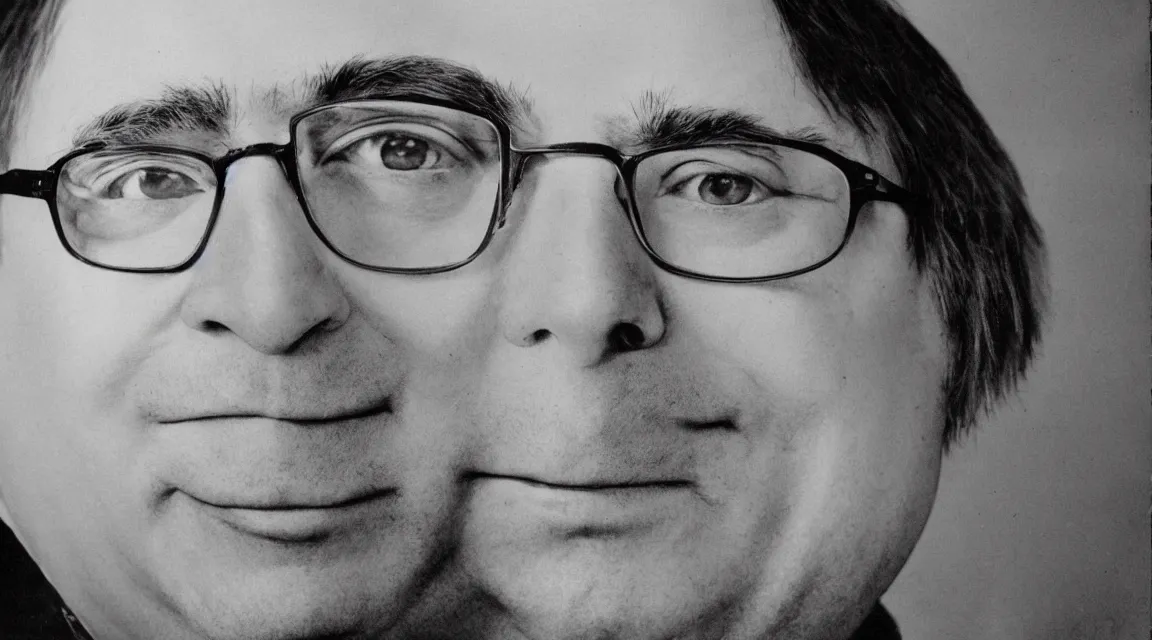 Image similar to portrait of Linus Torvalds taked by Richard Avedon