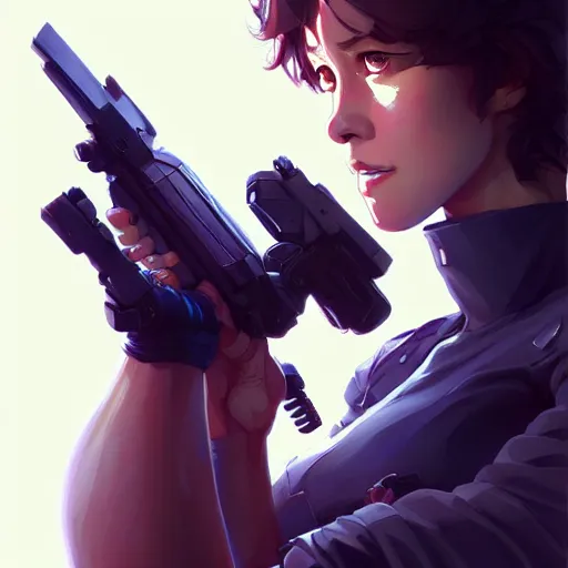 Image similar to buff ellen ripley, portrait shinkai makoto studio ghibli studio key hideaki anno sakimichan stanley artgerm lau rossdraws james jean marc simonetti elegant highly detailed digital painting artstation pixiv