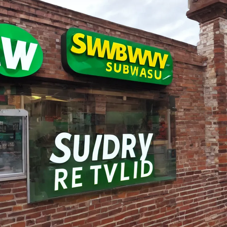 Image similar to subway restauraunt sbubby eef freef