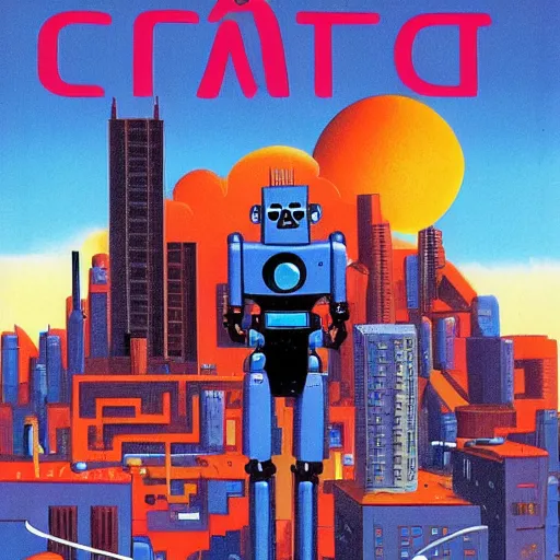 Image similar to Isaac Asimov's Robot City cover art