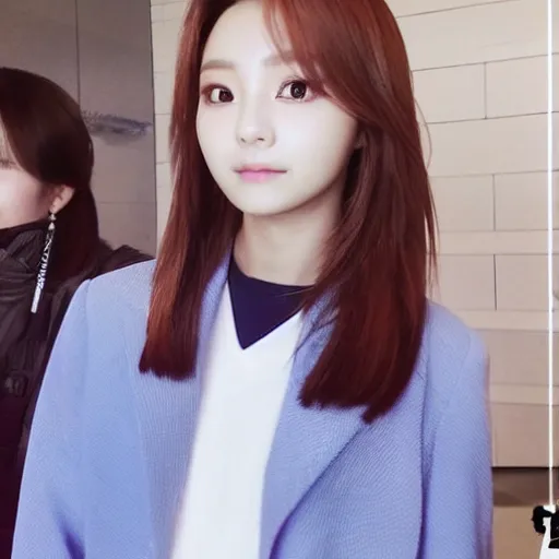 Prompt: photo of tzuyu from twice, symmetric!!! real face