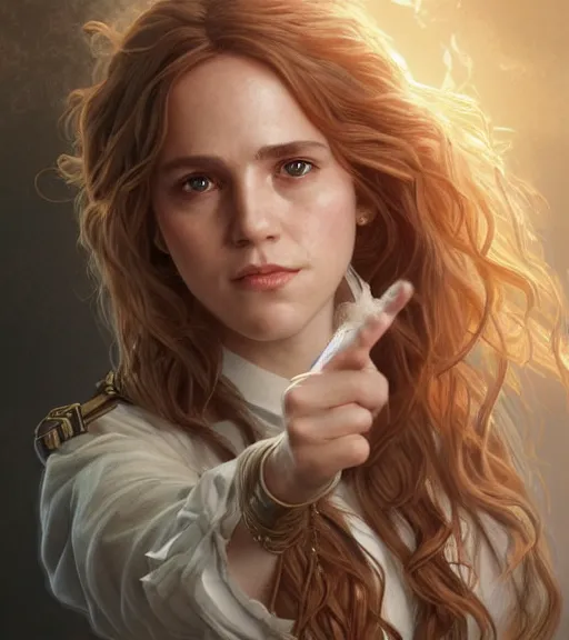 Image similar to ultra realistic illustration, hermione granger from the chamber of secrets, intricate, elegant, highly detailed, digital painting, artstation, concept art, smooth, sharp focus, illustration, art by artgerm and greg rutkowski and alphonse mucha