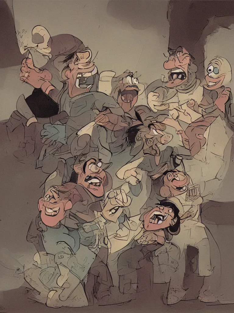 Image similar to laughter by disney concept artists, blunt borders, rule of thirds