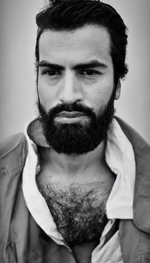 Image similar to Camilo Cesar Augusto Gomez Chaparro, face and body, perfect face proportions, groomed facial hair, handsome, anthropologist , 8k, cinematic, reality,