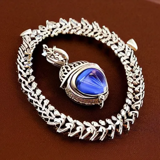 Image similar to very powerful mysterious magical jewelry