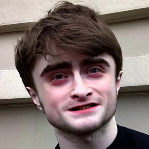 Prompt: photo of a person who looks like a mixture between daniel radcliffe and emma watson