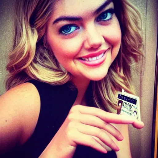 Image similar to “Kate Upton hands you a hotel room key”