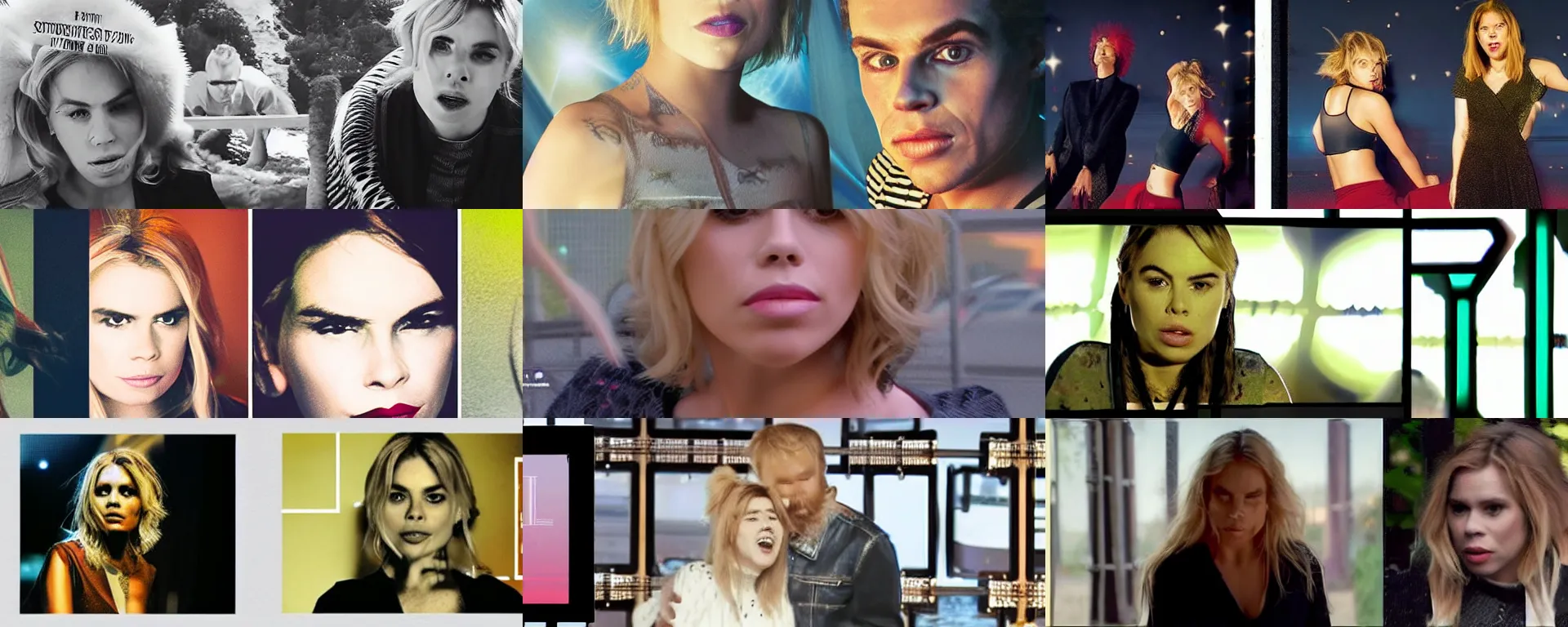 Prompt: 2 5 th anniversary music video, billie piper -'day & night ( billie's version ) ', produced by stargate tor & mikkel, 2 0 2 5 popstar comeback single, choreography by jojo gomez