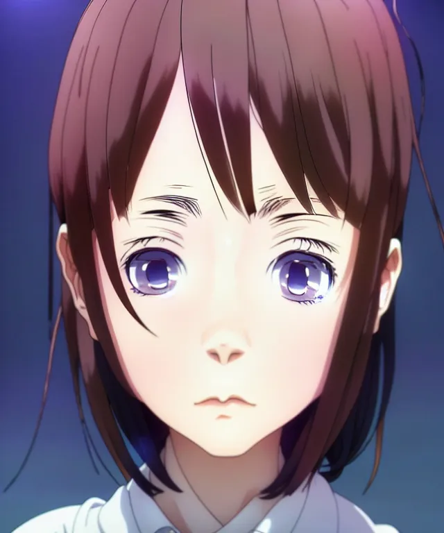 Image similar to anime visual, illustration of a young woman looking in a kitchen cabinet from a distance, cute face by ilya kuvshinov, yoshinari yoh, makoto shinkai, katsura masakazu, dynamic perspective pose, detailed facial features, kyoani, rounded eyes, crisp and sharp, cel shad, anime poster, ambient light,