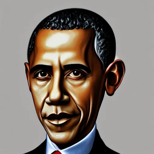 Prompt: portait of barack obama, in style of leonardo davinci