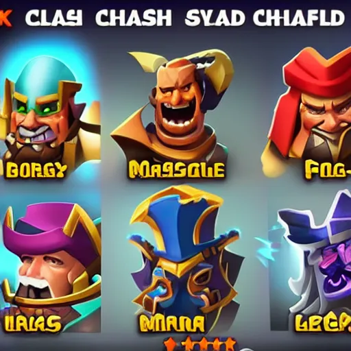 Image similar to new clash royal characters