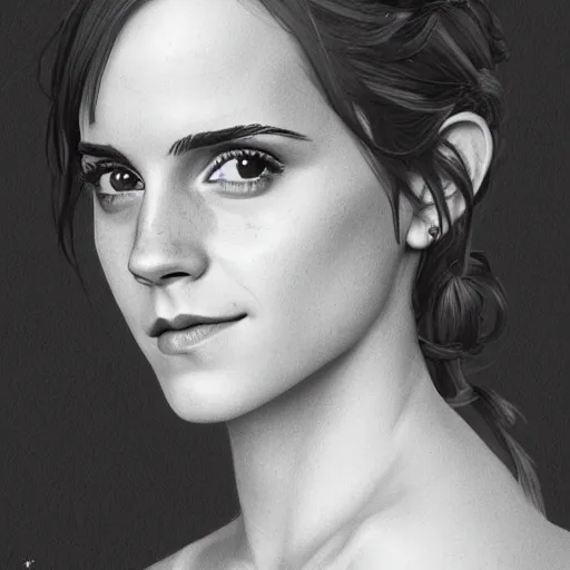 Image similar to emma watson, melissa fumero, smiling, traditional corsican, intricate, highly detailed, artstation, illustration, jurgens, rutkowski, bouguereau