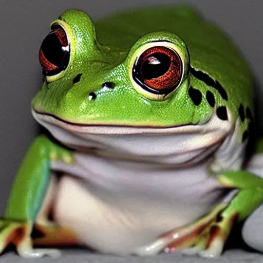 Image similar to frog that looks like pikachu, photo