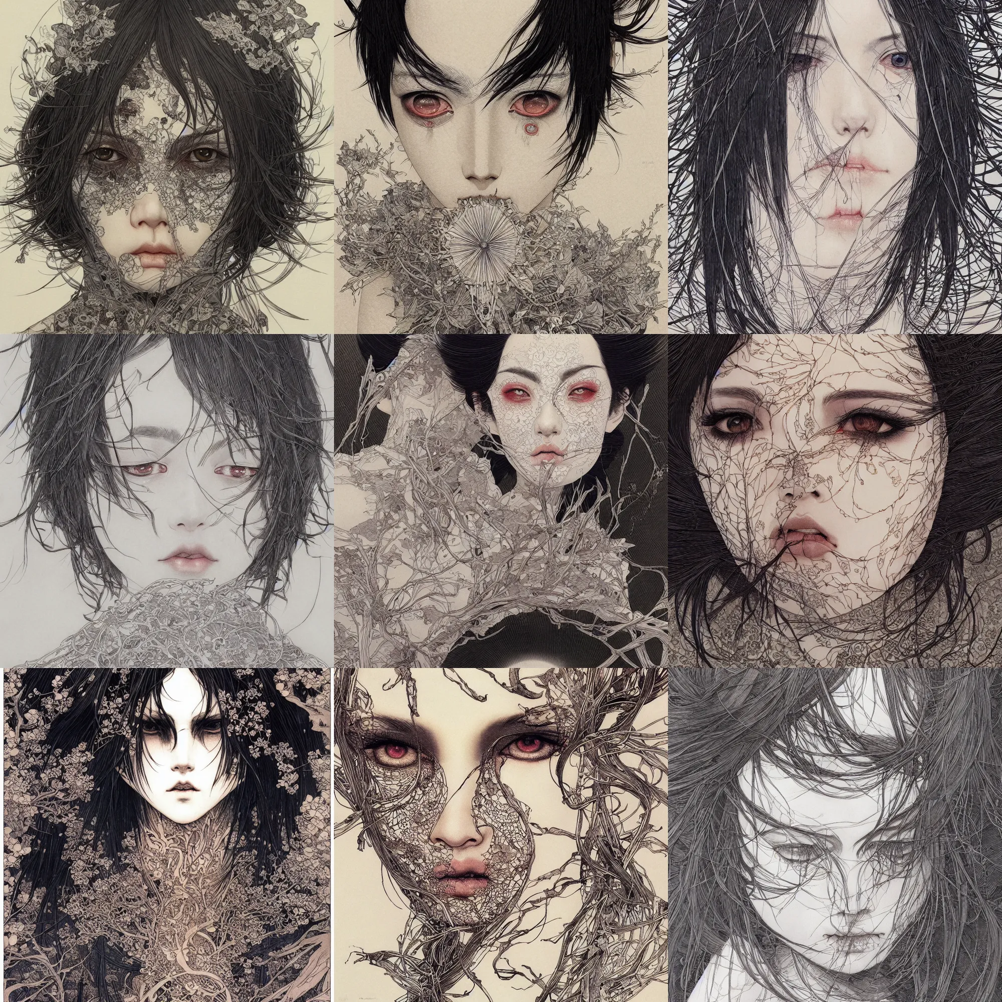 Prompt: by takato yamamoto, detailed symmetrical close up portrait, intricate complexity, cel shaded, concept art, by wlop, artgerm, krenz cushart, greg rutkowski, pixiv