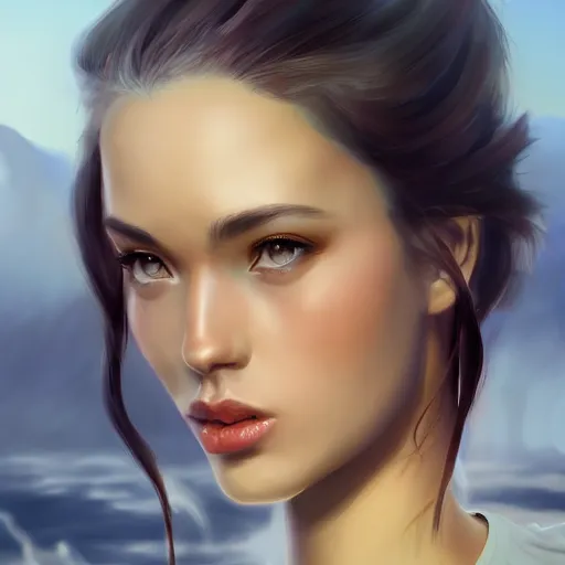 Image similar to portrait of longbeachgriffy from youtube, matte painting by artgerm, artstation