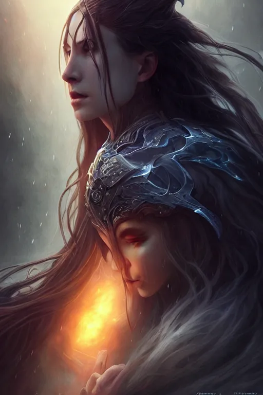 Prompt: beautiful cinematic ethereal fantasy poster, hybrid from The Elden Ring and art direction by Darius Zawadzki ;by artgerm; wayne reynolds art station; cinematic quality character render; low angle; ultra high quality model; production quality cinema model;