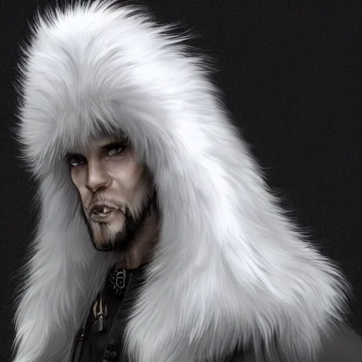 Prompt: extremely detailed cartoon portrait of a white panter with a very long fur and a wizard hat, fantasy, trending on artstation, heroic pose, illustration, highly detailed, profile picture, 8k