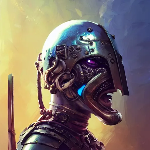 Image similar to cyberpunk viking helmet mask warrior goddess robot ninja fantasy, art gta 5 cover, official fanart behance hd artstation by jesper ejsing, by rhads, makoto shinkai and lois van baarle, ilya kuvshinov, ossdraws