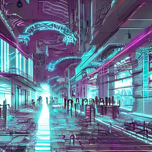 Prompt: FADU UBA in a cyberpunk style