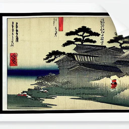 Image similar to Calcutta by Hokusai