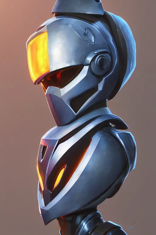 Image similar to epic mask helmet robot ninja portrait stylized as fornite style game design fanart by concept artist gervasio canda, behance hd by jesper ejsing, by rhads, makoto shinkai and lois van baarle, ilya kuvshinov, rossdraws global illumination radiating a glowing aura global illumination ray tracing hdr render in unreal engine 5