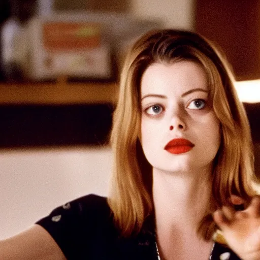 Prompt: picture of Gillian Jacobs in Pulp Fiction