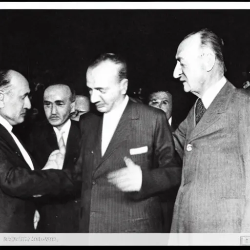 Image similar to Atatürk slapping Recep Tayyip Erdoğan