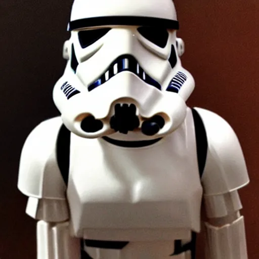 Prompt: a stormtrooper wearing a backwards baseball cap because he is a : : cool - guy : :