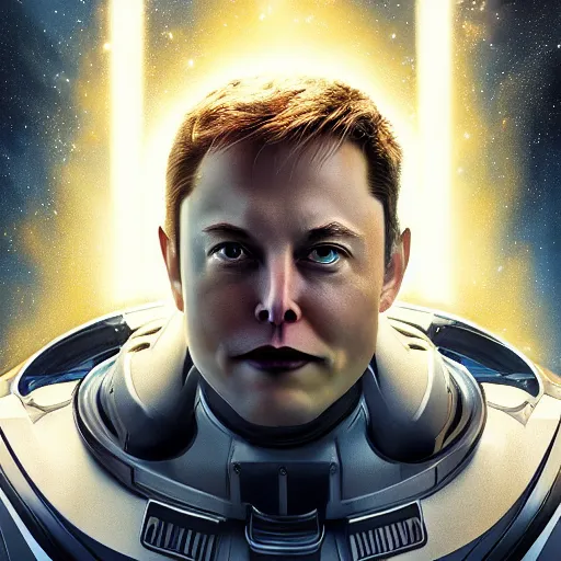 Image similar to portrait of elon musk as buzz lightyear, league of legends amazing splashscreen artwork, splash art, natural light, elegant, photorealistic facial features, intricate, fantasy, detailed face, atmospheric lighting, anamorphic lens flare, cinematic lighting, league of legends splash art, hd wallpaper, ultra high details by greg rutkowski