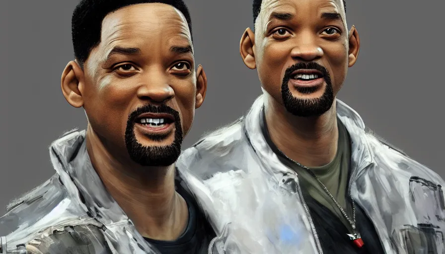 Image similar to will smith paint by various artists, hyperdetailed, artstation, cgsociety, 8 k