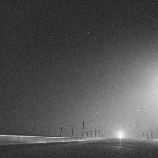 Image similar to film photography, alien abduction, dark, night, ufo lights, area 5 1 vibes, film grain, award - winning photo