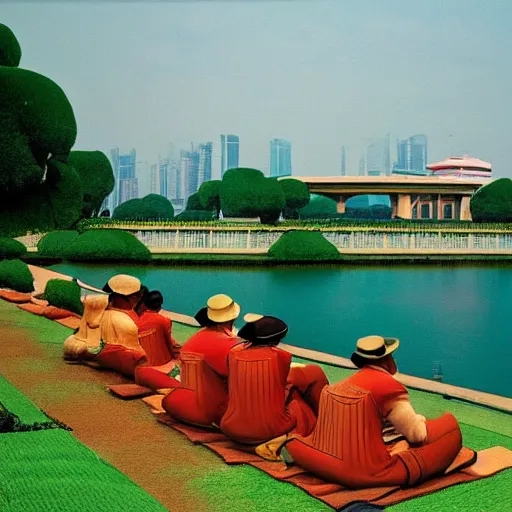 Image similar to a beautiful planet of guangzhou travel place of interest, chill time. good view, exciting honor. by david inshaw