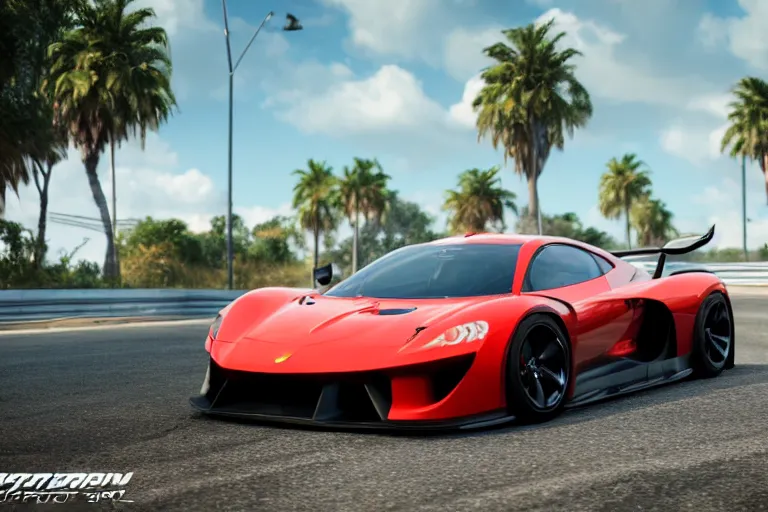 Image similar to photo wallpaper sport car gran turismo 7 forza horizon need for speed fast and furious 5 unreal engine supercar hypercar game concept car octane render, 4 khd 2 0 2 2 3 d cgi rtx style chrome reflexion global illumination ray tracing hdr arstation pixar and disney unreal